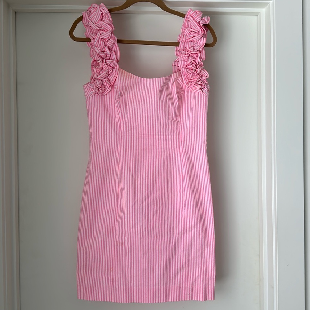 Lilly Pulizer Mini Ruffle Sleeve Dress size 4